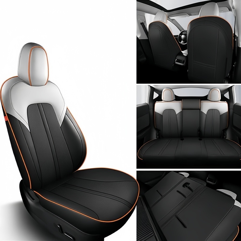 Leather Seat Covers for Tesla Model Y