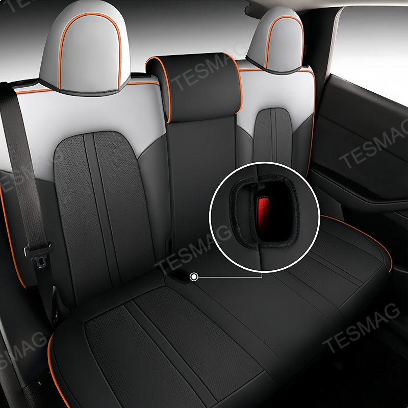 Leather Seat Covers for Tesla Model Y