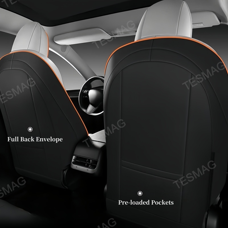 Leather Seat Covers for Tesla Model Y
