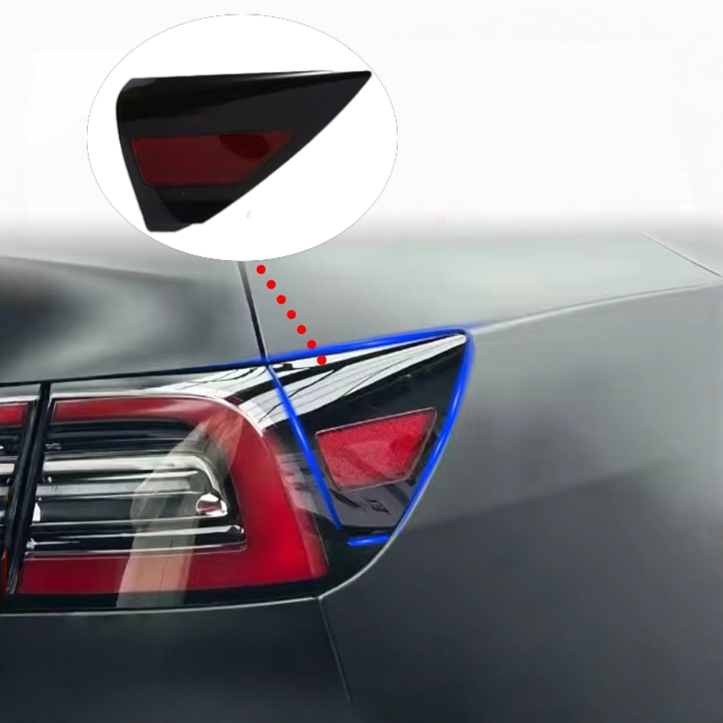 Left Charging Port Cover Decorative Trim for Tesla Model 3 Y 2019-2024(1448300 1518783-00-B)