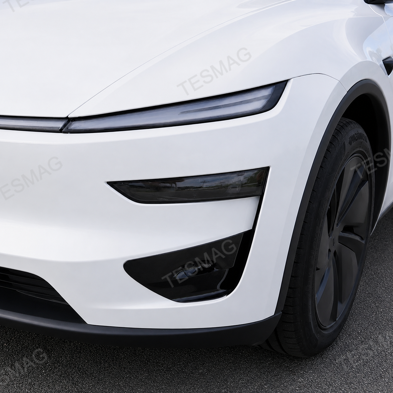 Front Bumper Side Accent Trim Cover for Tesla Model Y Juniper Premium / Model YL 