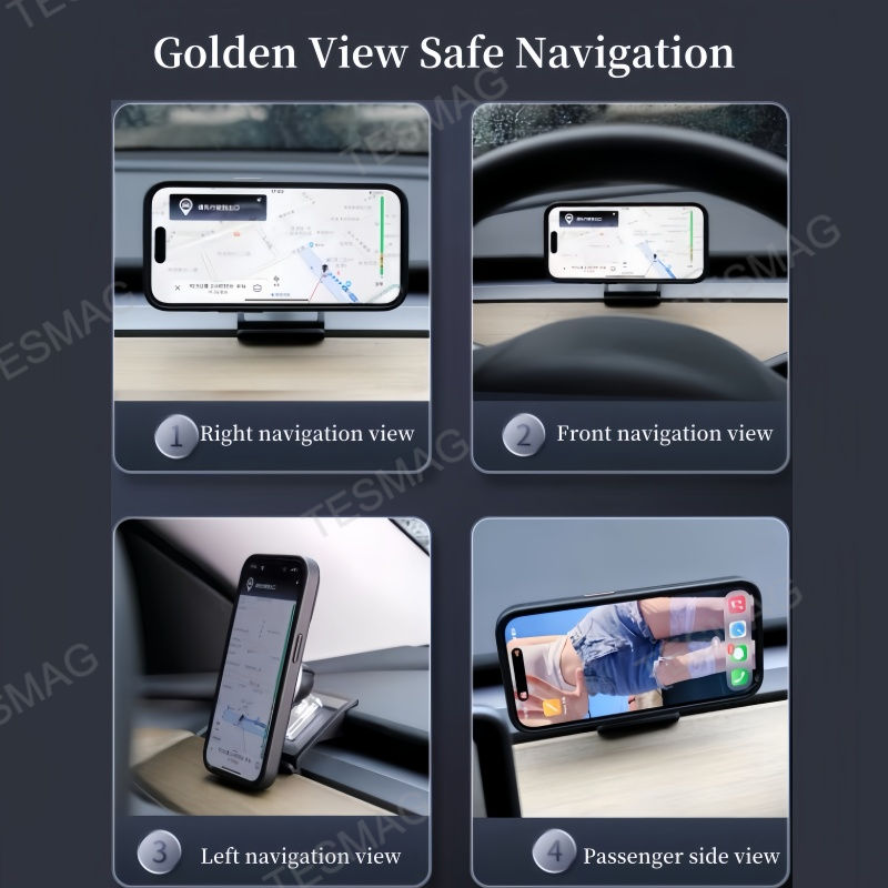 Magnetic Car Phone Mount for Tesla Model 3/Y