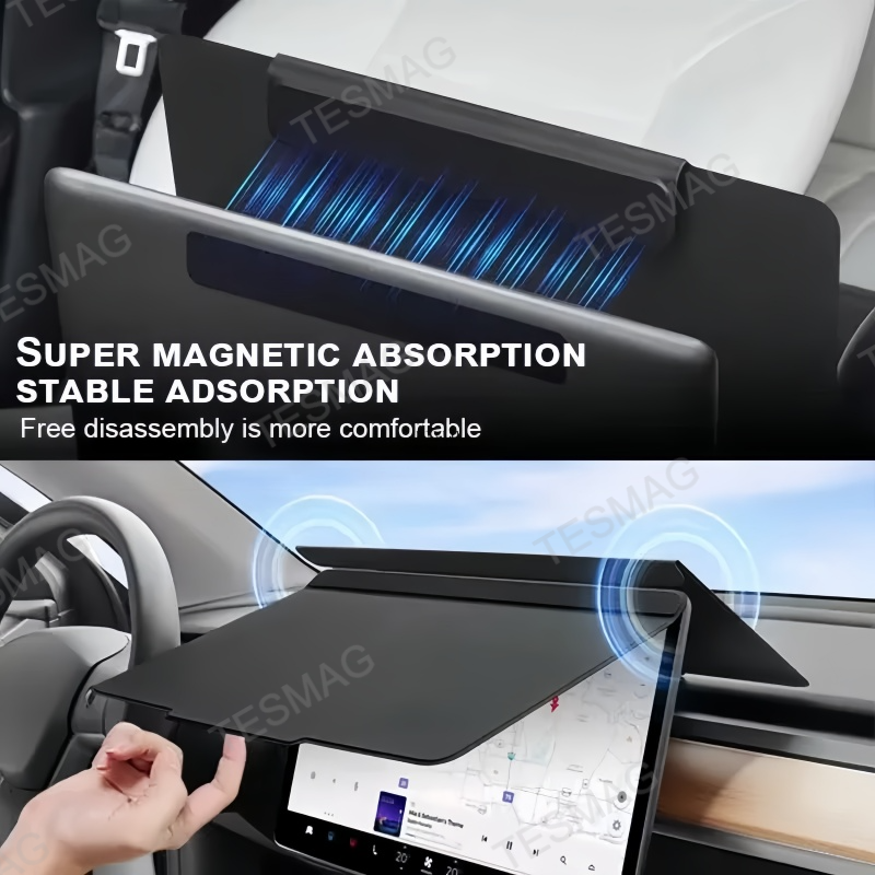 Magnetic Center Console Screen Protector for Tesla Model 3/Y