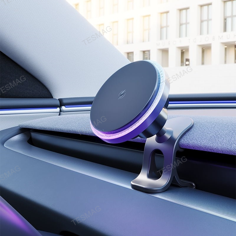 Magnetic Phone Charging Stand for Tesla Model 3 Highland & Model Y Juniper