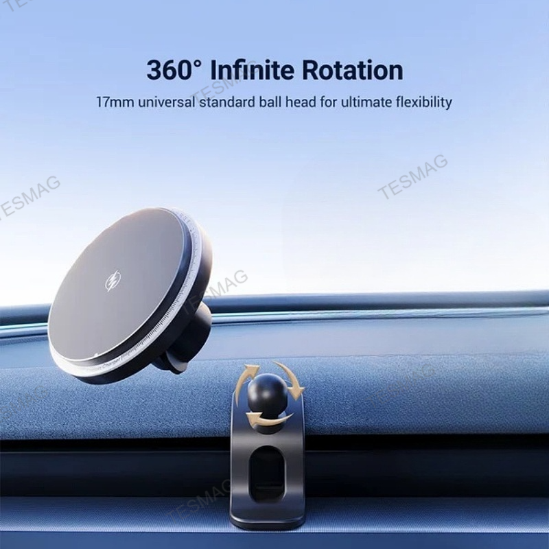 Magnetic Phone Charging Stand for Tesla Model 3 Highland & Model Y Juniper