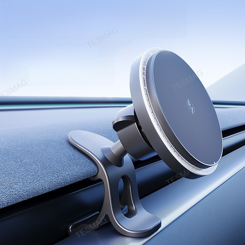 Magnetic Phone Charging Stand for Tesla Model 3 Highland & Model Y Juniper