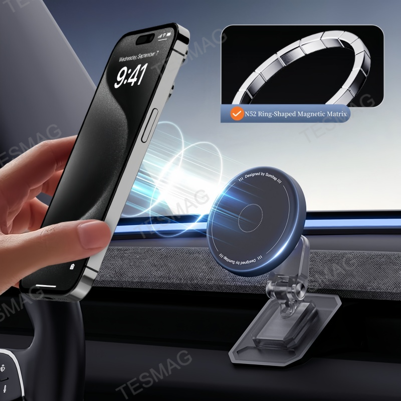 Magnetic Silicone Phone Holder for Tesla Model 3 Highland/Model Y Juniper