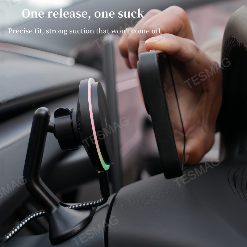 Magnetic Wireless Car Charger Holder for Tesla Model 3