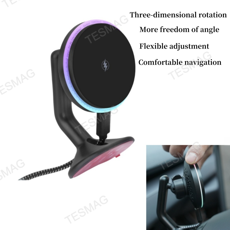 Magnetic Wireless Car Charger Holder for Tesla Model 3