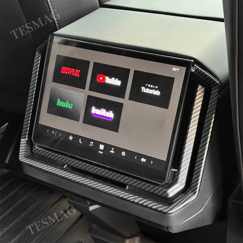 Matte Carbon Rear Air Vent Cover for Tesla Cybertruck 2024+