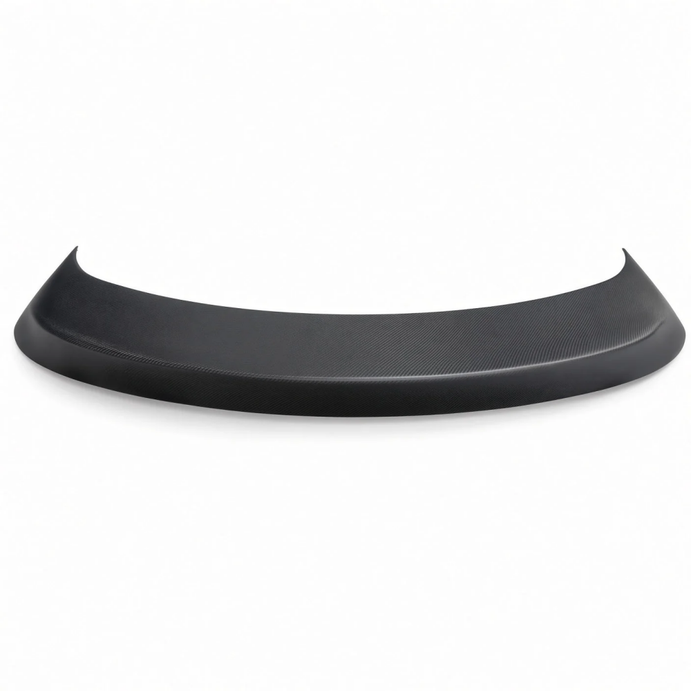 Matte carbon fiber rear trunk spoiler