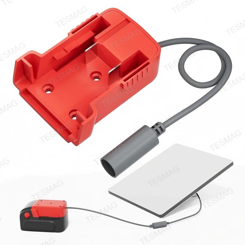 Milwaukee M18 18V Battery to DC Power Adapter Compatible with Starlink Mini