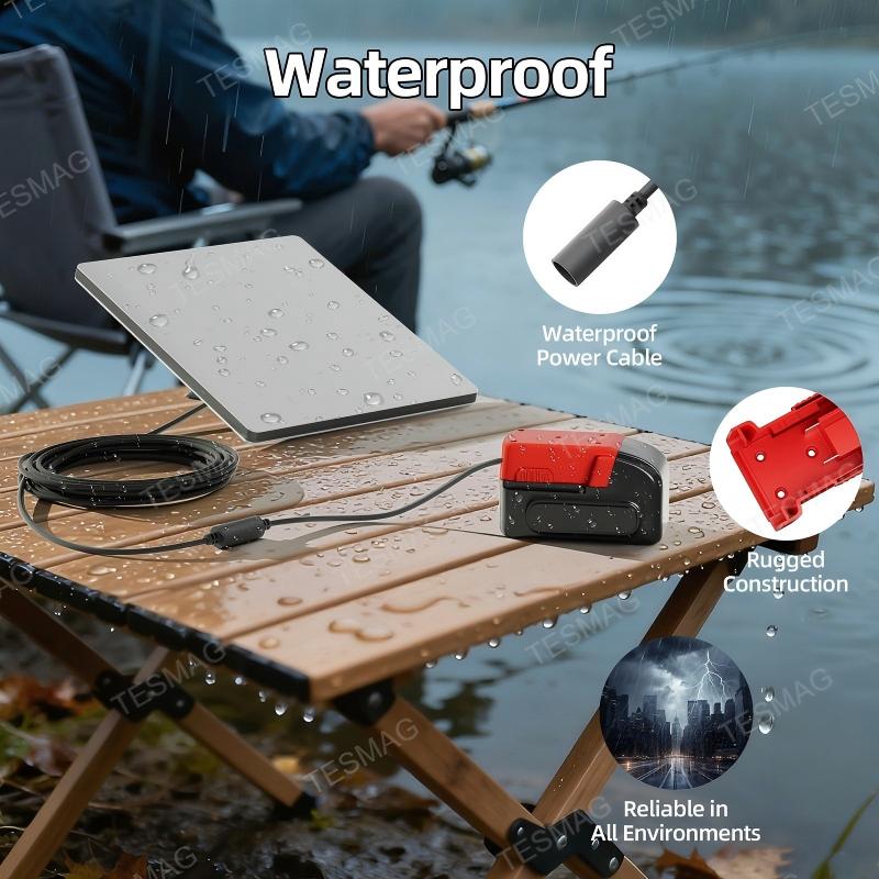 Milwaukee M18 18V Battery to DC Power Adapter Compatible with Starlink Mini