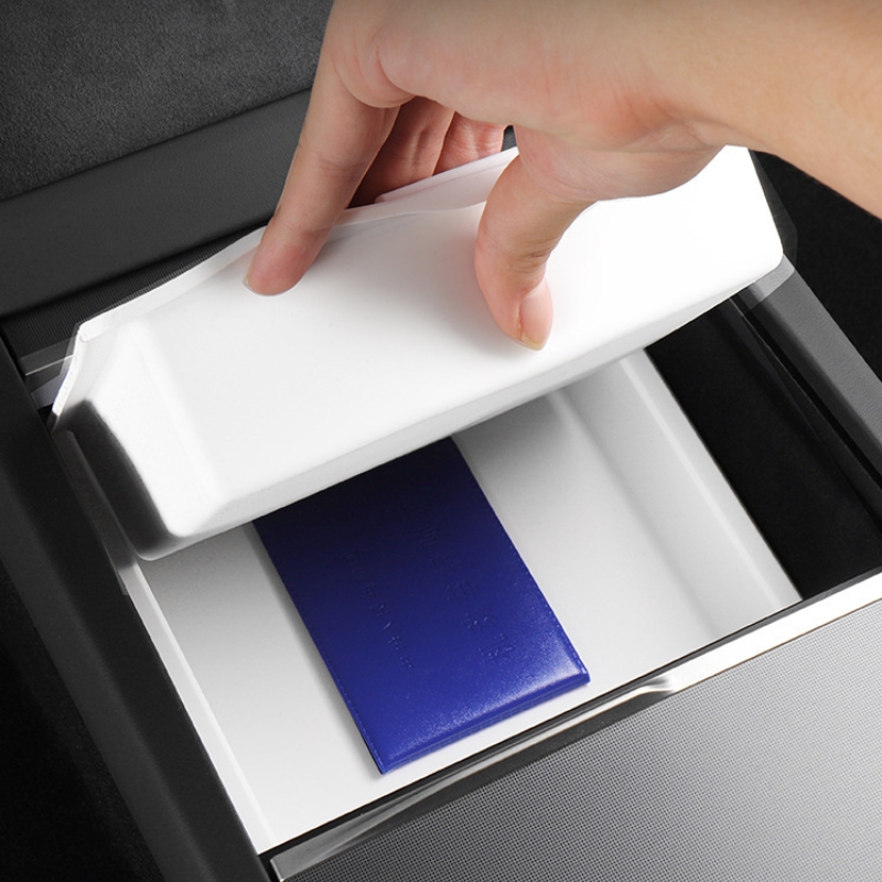 Model 3 Highland Center Console Silicone Storage Box