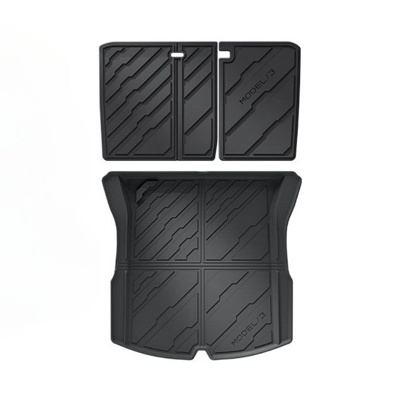 Model 3 Highland Cybertruck Style All-weather Cargo Liner and Floor Mat