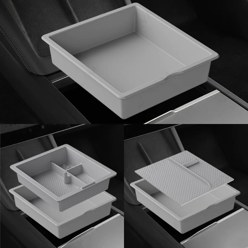 Model 3 Highland Center Console Silicone Storage Box