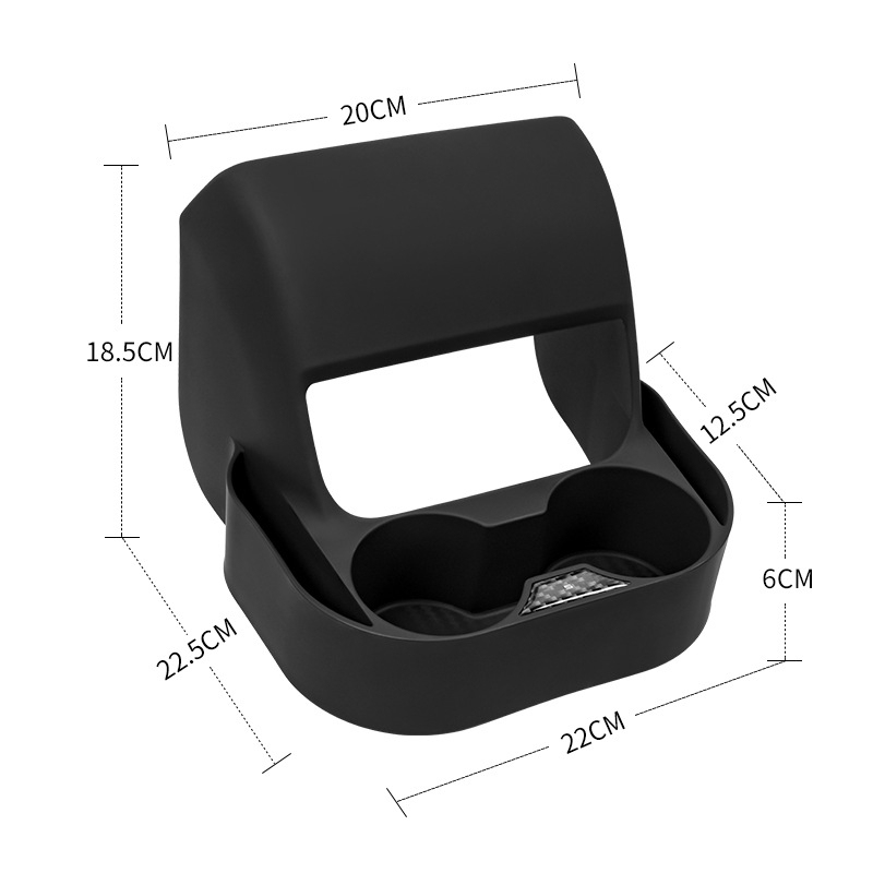 Tesla Model 3/Y Backseat Double Cup Holder & Phone Holder