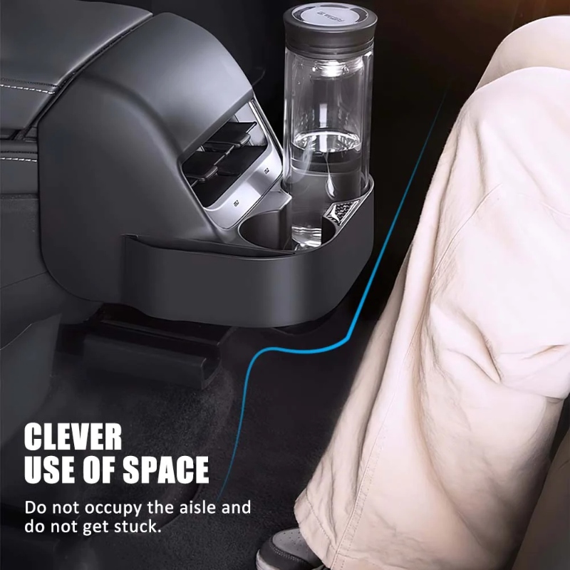 Tesla Model 3/Y Backseat Double Cup Holder & Phone Holder