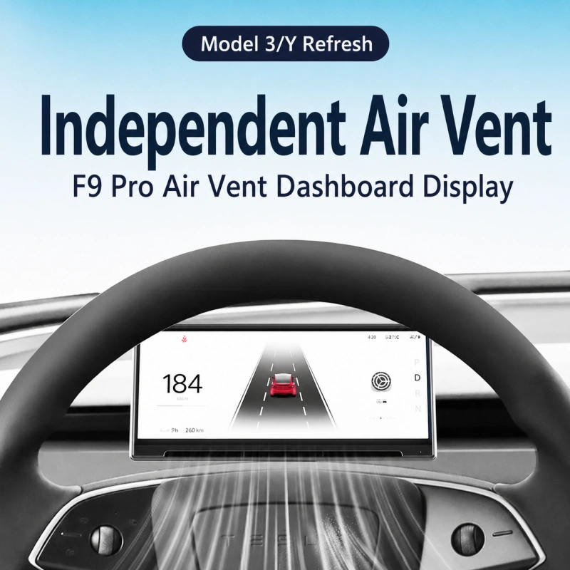 Model 3/Y F9 9 Inches Touch Screen Carplay/Android Auto Smart Dashboard