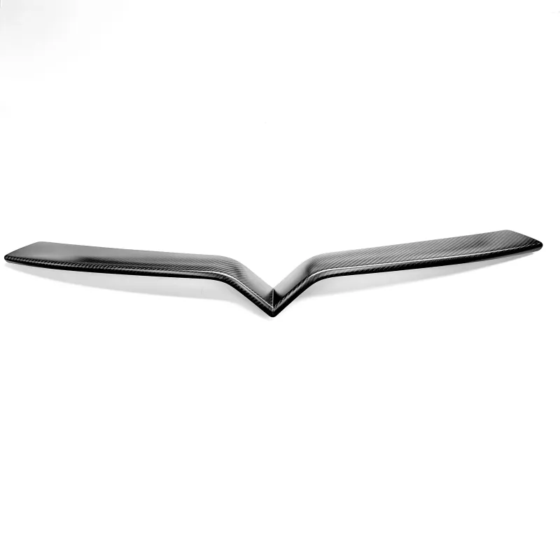 Model X Front End Inlay - Real Molded Carbon Fiber