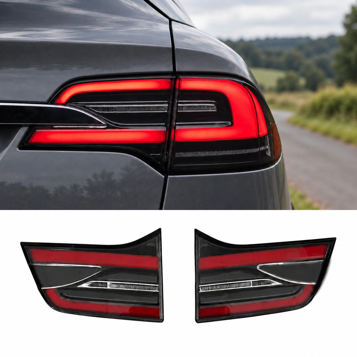 Tesla Model X Inner Tail Light 2016–2020 | EU/US, Left or Right
