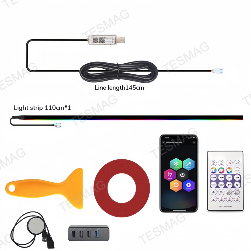 Multi-Zone Ambient Light Kit for Tesla Model Y Juniper 2025+