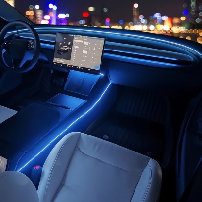 Multi-Zone Ambient Light Kit for Tesla Model Y Juniper 2025+