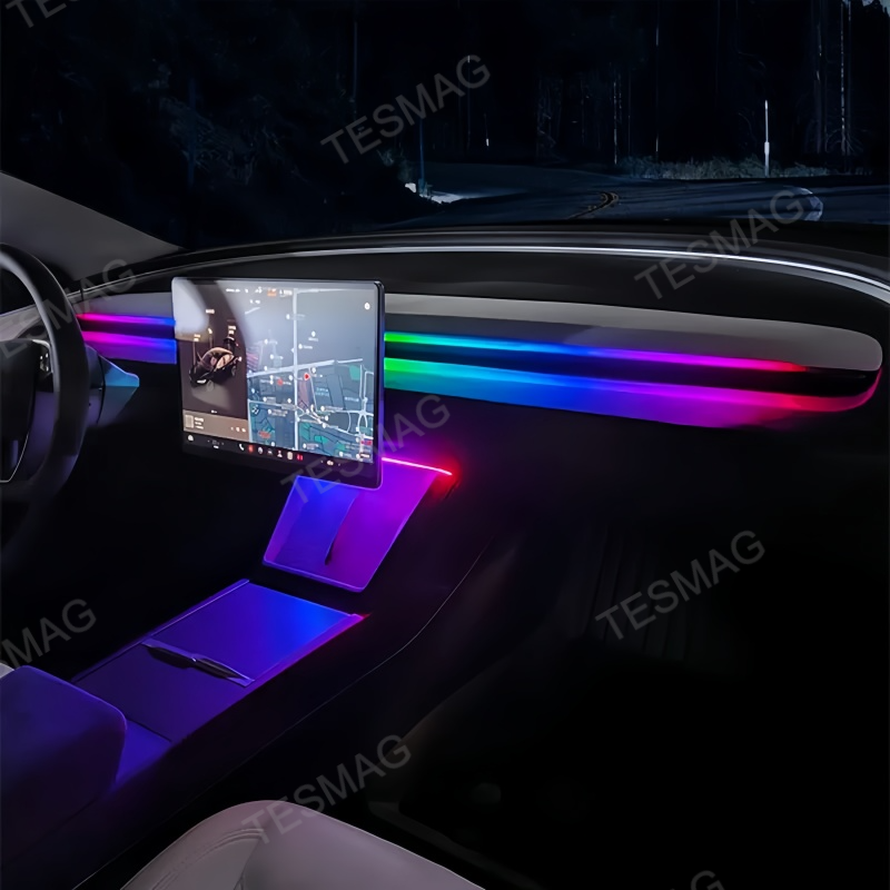 Multi-Zone Ambient Light Kit for Tesla Model Y Juniper 2025+