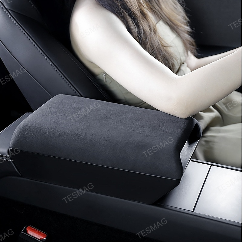 Multipurpose Hidden Storage Box with Armrest Cover for Tesla Model 3/Y
