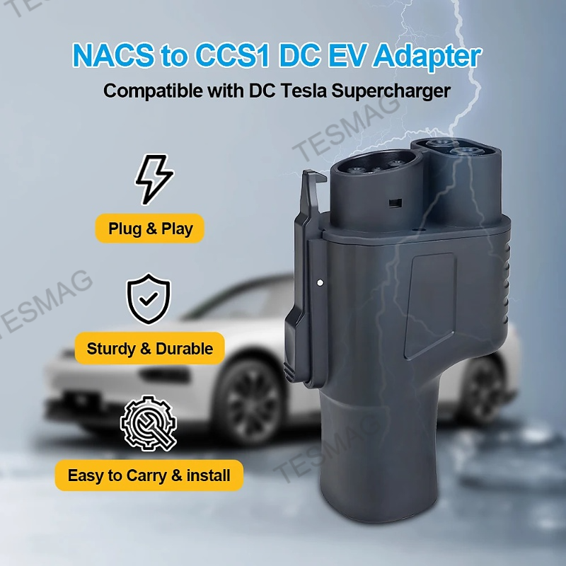 NACS to CCS1 Conversion Heads for Tesla Adapter