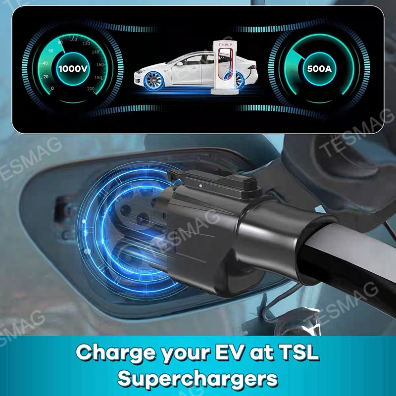 NACS to CCS1 Conversion Heads for Tesla Adapter