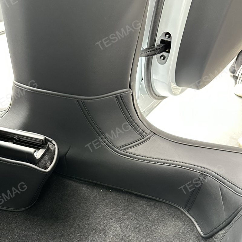 Napa Leather Front and Rear Door Sill Protector for Tesla Model Y Juniper 2025+