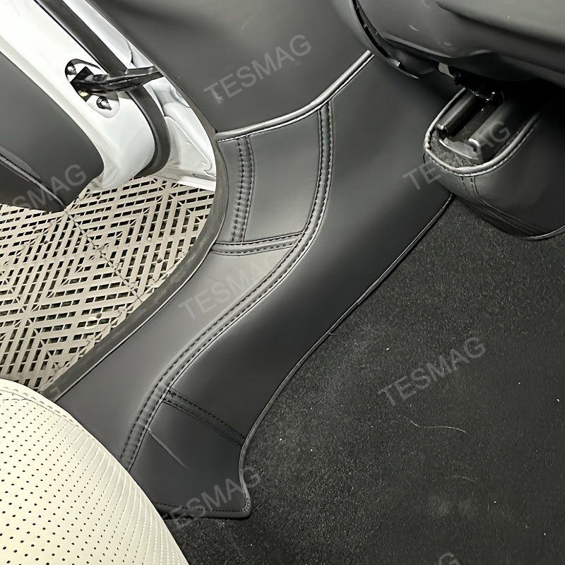 Napa Leather Front and Rear Door Sill Protector for Tesla Model Y Juniper 2025+