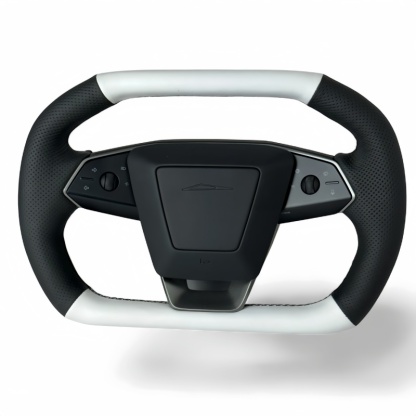Napa Leather Squircle Steering Wheel for Tesla Cybertruck