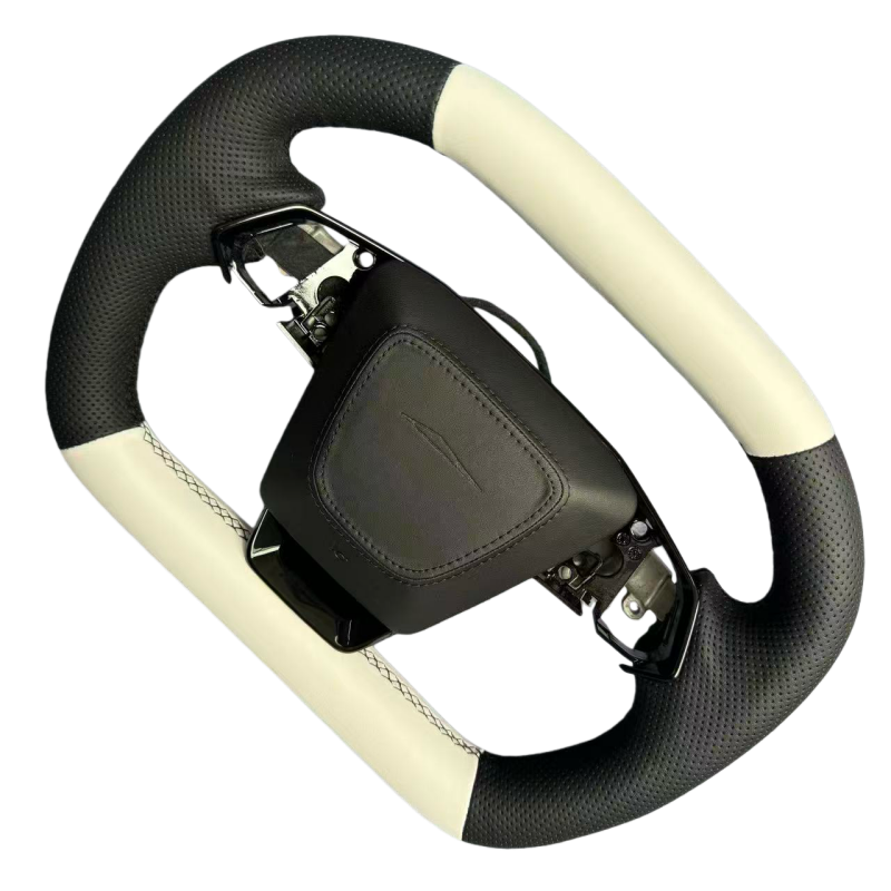 Napa Leather Squircle Steering Wheel for Tesla Cybertruck 2024+