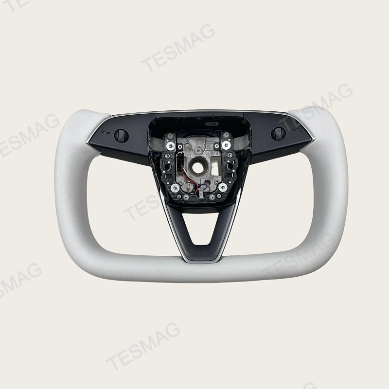 Napa Leather Yoke Steering Wheel for Tesla Model 3 Highland