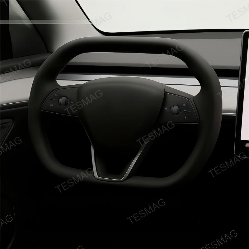 Nappa Leather Steering Wheel for Tesla Model 3 Highland/Model Y Juniper