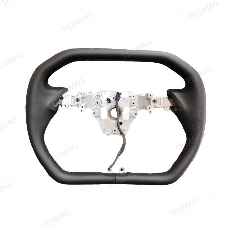 Nappa Leather Steering Wheel for Tesla Model 3 Highland/Model Y Juniper