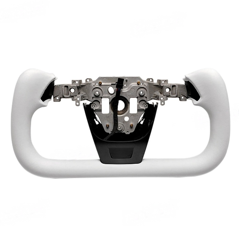 Nappa Leather Yoke Steering Wheel for Tesla Model Y Juniper/3 Highland