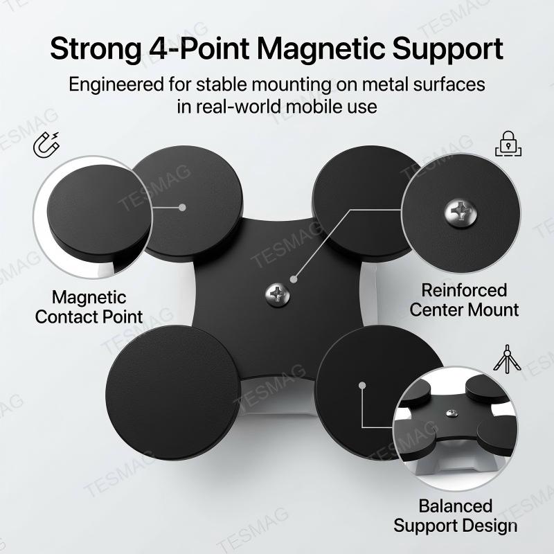 No-Drill Magnetic Mount for Starlink Mini RV Car Boat & Yacht Use