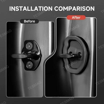 Noise Reducing Door Lock Covers for Tesla Model 3/Y/Cybertruck