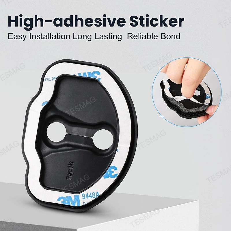 Noise Reducing Door Lock Covers for Tesla Model 3/Y/Cybertruck