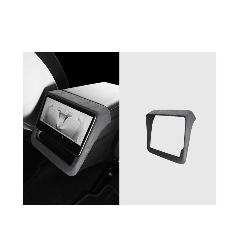 Tesla Model 3 Highland Alcantara rear display frame