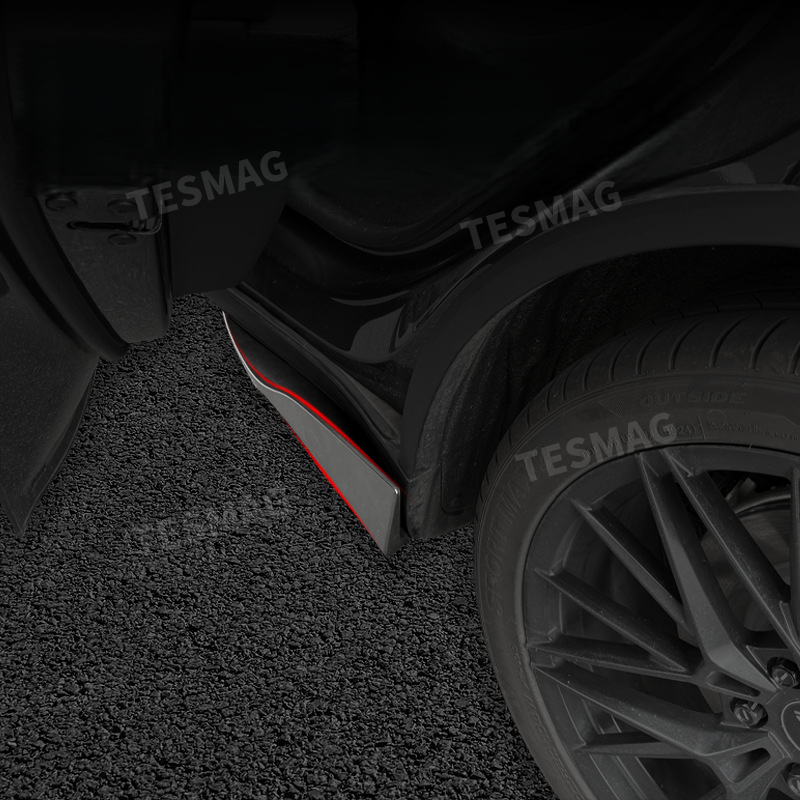 ABS Side Skirts Rocker Panel Splitter for Tesla Model Y Juniper 2025+