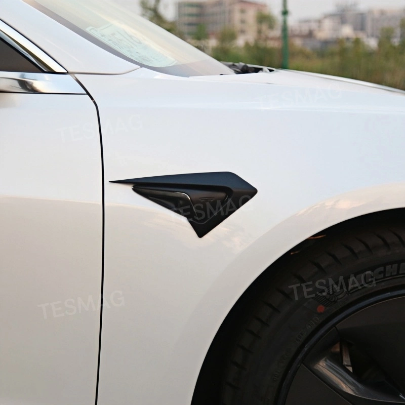 Premium ABS Tesla Side Camera Cover with Fender Vent Design for Model Y Juniper & Model 3 Highland