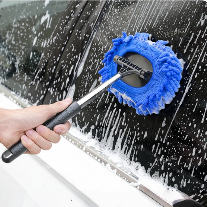 Tesla 3-in-1 Cleaning Kit - Car Windshield Squeegee Microfiber Dust Brush