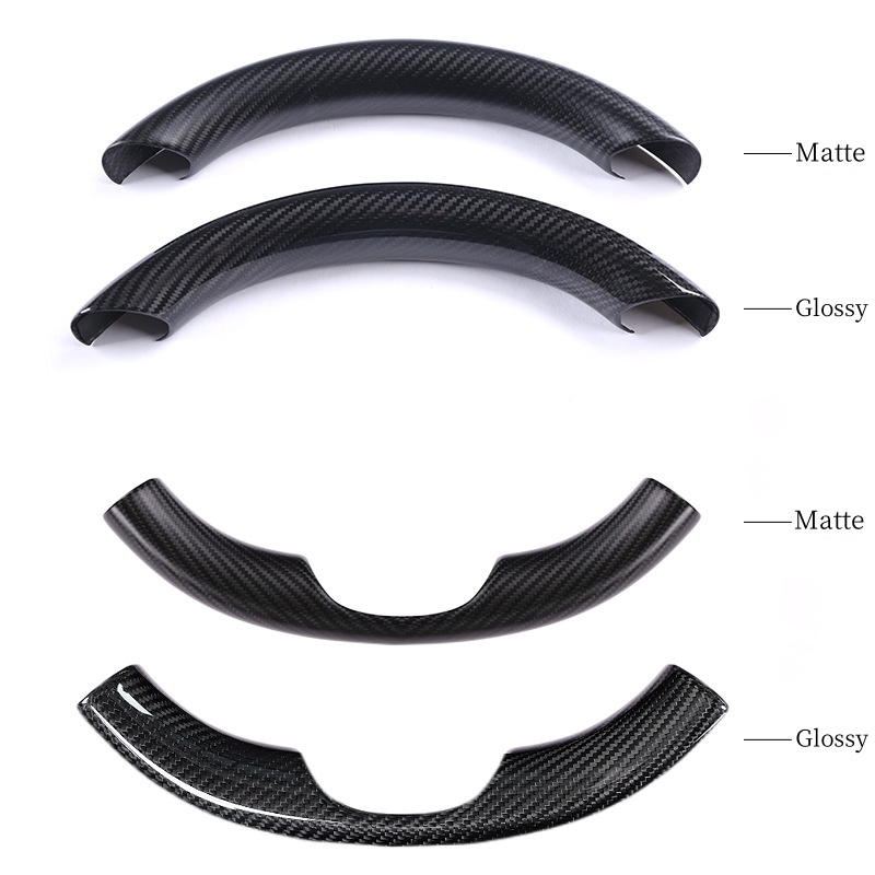 Real Carbon Fiber Steering Wheel Cover for Tesla Model 3/Y