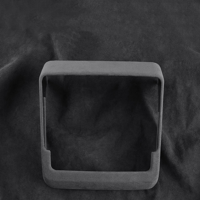 Tesla Model 3 Highland Alcantara rear display frame