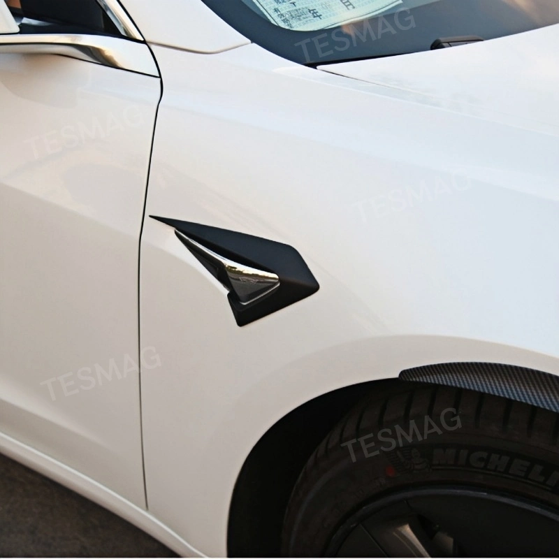 Premium ABS Tesla Side Camera Cover with Fender Vent Design for Model Y Juniper & Model 3 Highland