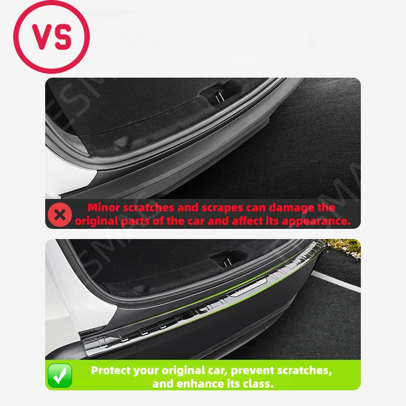 Premium Stainless Steel Tesla Rear Bumper Protector for Model Y Juniper 2025+